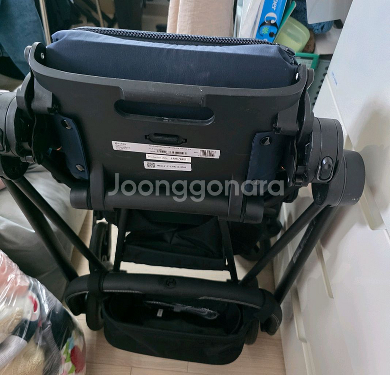 사이벡스 미오스 2.0 절충형 유모차 블루 팝니다.--4