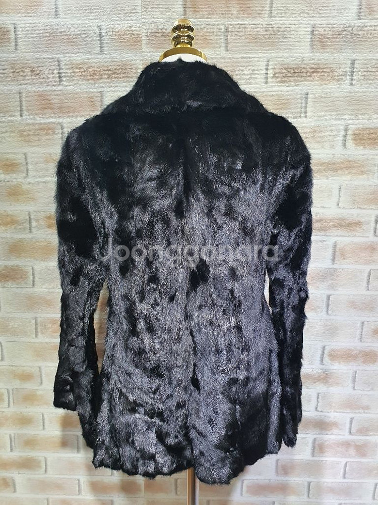 진도 정품 상태좋은 100% 밍크 코트 ~55--9