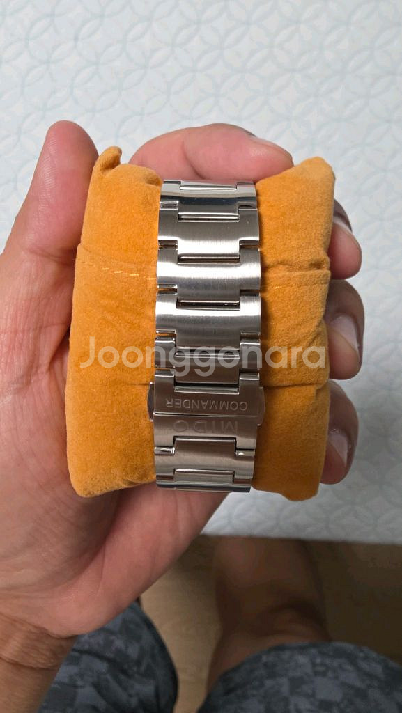 미도 커맨더 COSC 실버 40mm--4