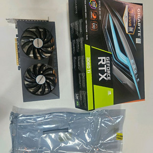 [판매/개인] 풀박스 기가바이트 GeForce RTX 3060 Ti EAGLE OC D6 8GB [30만/오산]