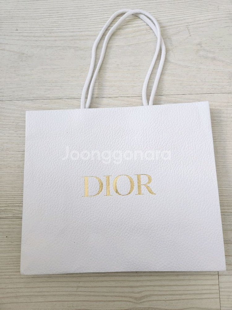 [상태A+] Dior 디올 중형 쇼핑백 2개 개별판매 [리본O / 리본X] (가로27X세로23X폭11.5)--3