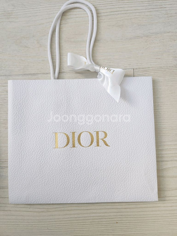 [상태A+] Dior 디올 중형 쇼핑백 2개 개별판매 [리본O / 리본X] (가로27X세로23X폭11.5)--1
