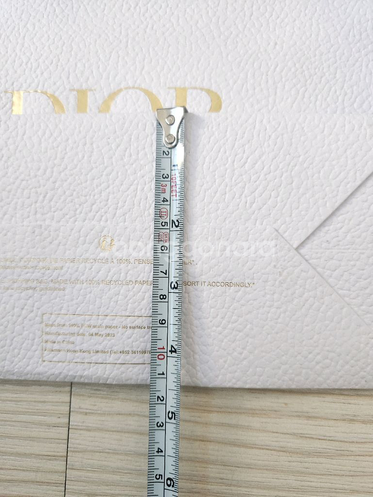 [상태A+] Dior 디올 중형 쇼핑백 2개 개별판매 [리본O / 리본X] (가로27X세로23X폭11.5)--7