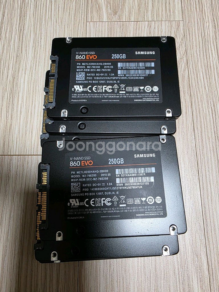삼성 SSD 860 EVO 250GB(기가)--0