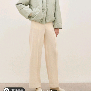 더캐시미어 드로우스트링 구스다운점퍼55 랑방 타임 마인