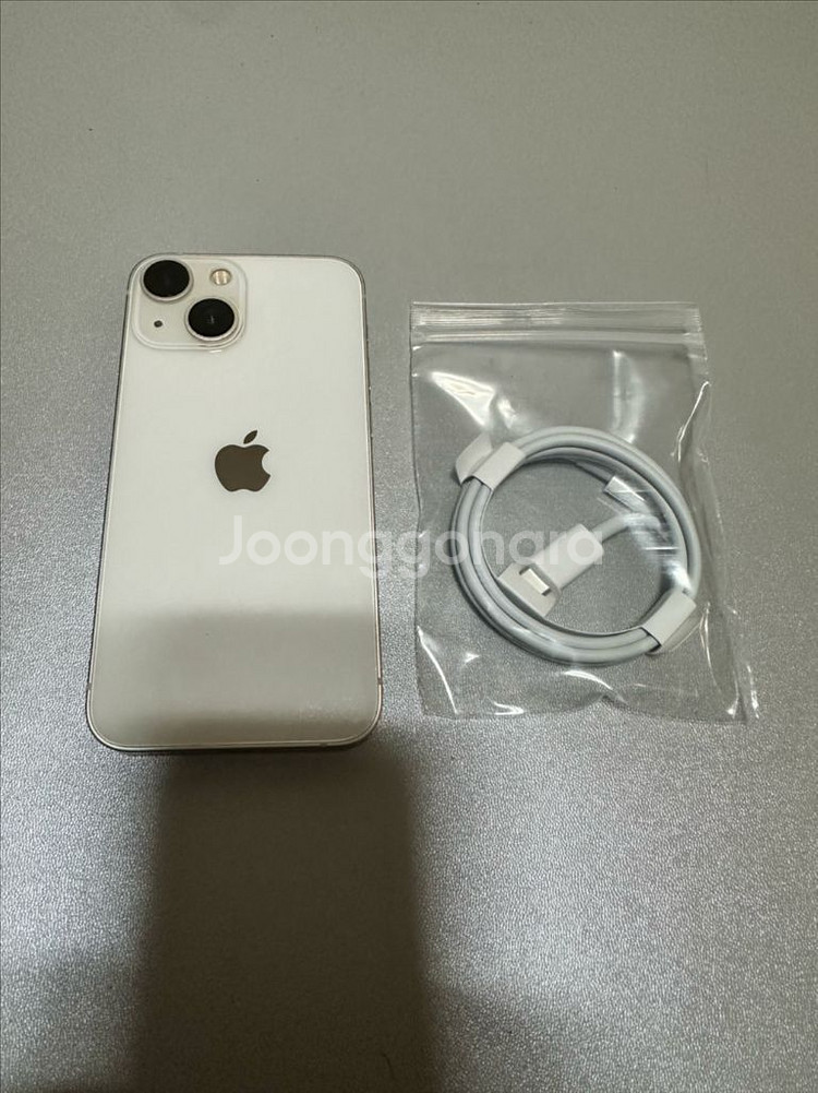 아이폰 13미니 128 ,배터리81프로,스타라이트모든--2