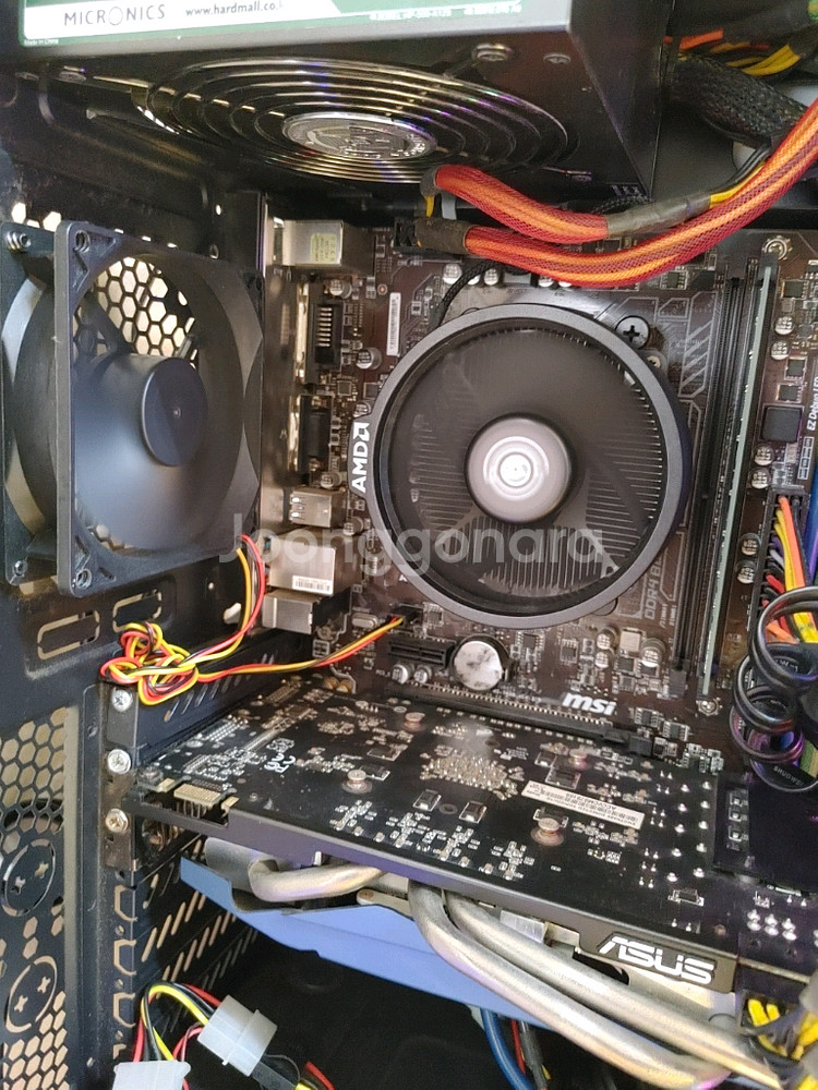 라이젠5 2400g + a320m 보드셋--1