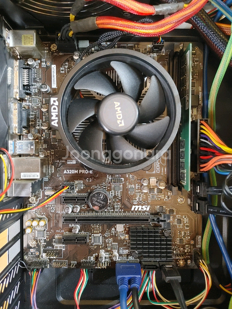 라이젠5 2400g + a320m 보드셋--0