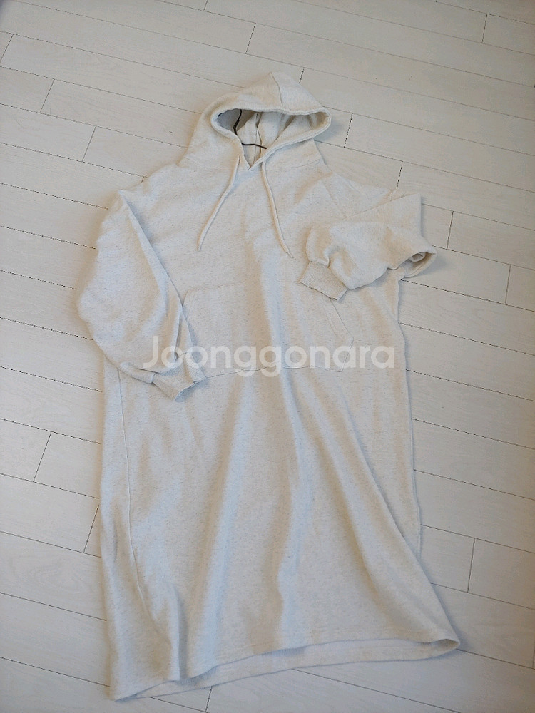 여성 기모 롱후드 원피스 프리사이즈(반값택포)--2