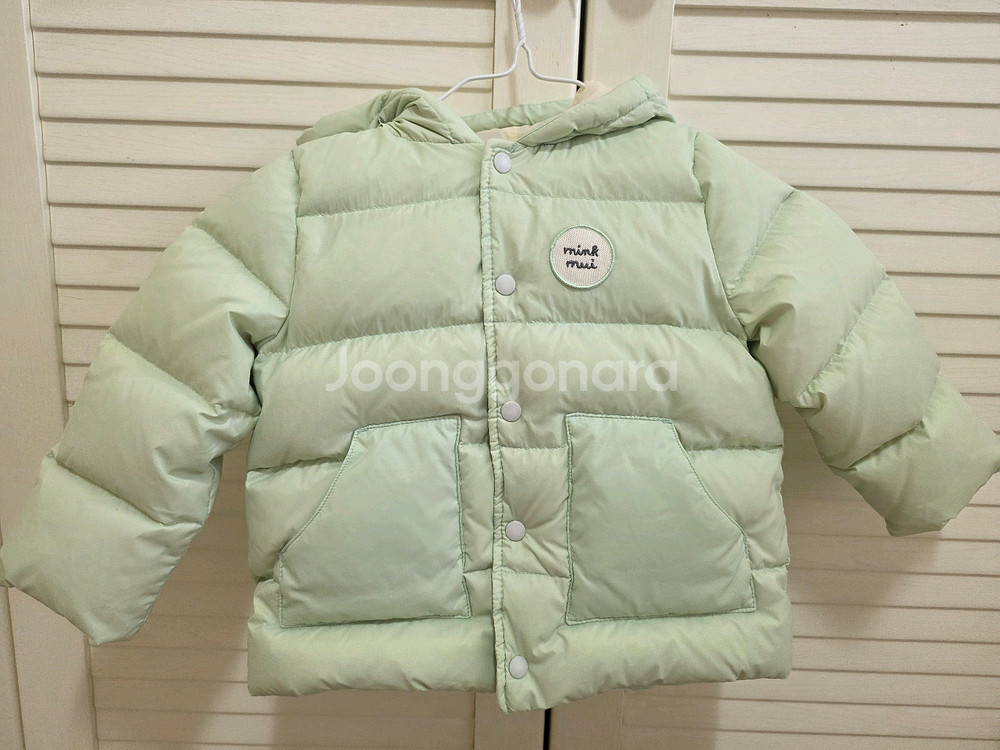 닥스키즈 오리털패딩.밍크뮤 오리털패딩 (2개제품일괄판매)(사이즈80)--5