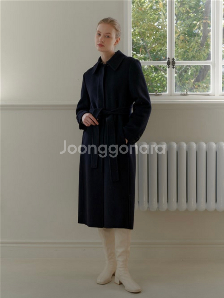 엽페 스탠 핸드메이드 코트 3회미만 착용--3