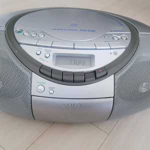 소니 CFD-S350 CD 라디오 카세트 플레이어