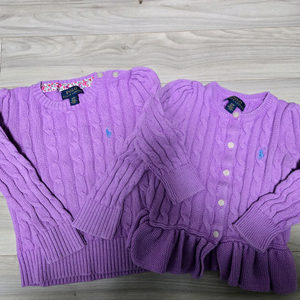 폴로 키즈 니트3T.가디건2T