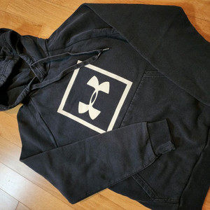 중고 S (가슴둘레88) - 언더아머 기모 후드티