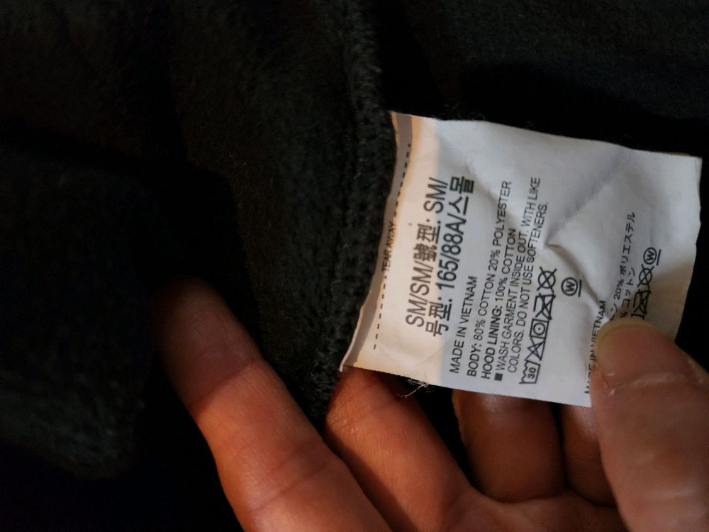 중고 S (가슴둘레88) - 언더아머 기모 후드티--2