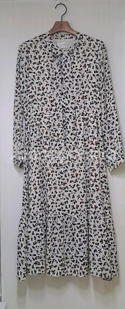 리본끈반셔츠원피스--0