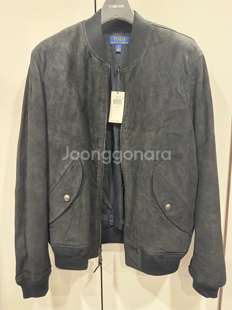 폴로 랄프로렌 스웨이드 고트 자켓--1