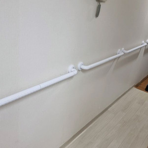 인천 4개 모칸도 안전바 안전손잡이 노인 장애인 환자 화장실 안전 손잡이 ABS 백색80cm 3개 40cm 1개