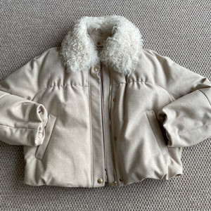 THE HANDSOME 마인 양모 숏패딩 88-98-165