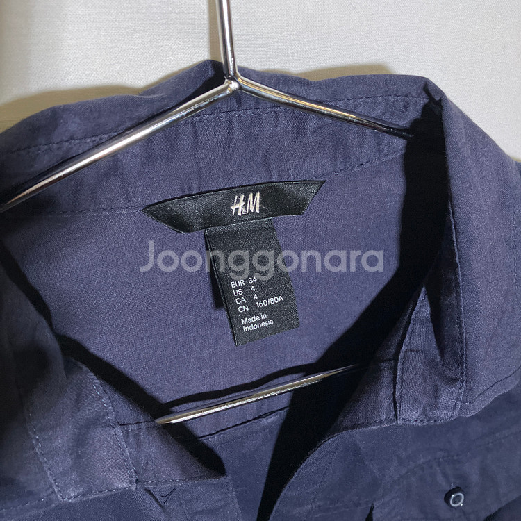 34)H&M 여성 투포켓 셔츠 남방--2