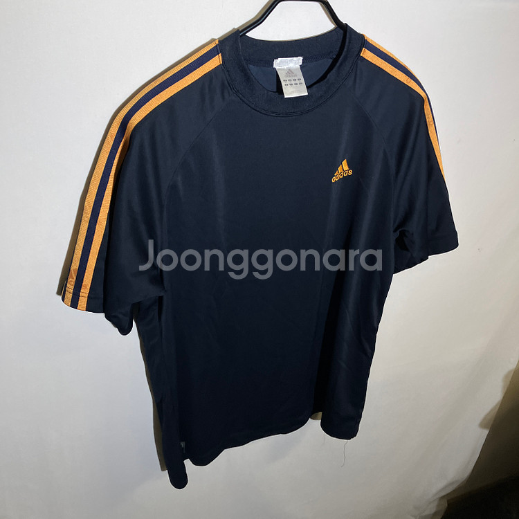 M)아디다스 00s 삼선 기능성 반팔 티셔츠 클라이마라이트--0