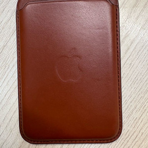 애플 정품 맥세이프 카드지갑 새들브라운