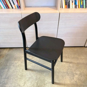 이케아 뢴닝에 원목 의자 블랙 (쿠션 옵션)