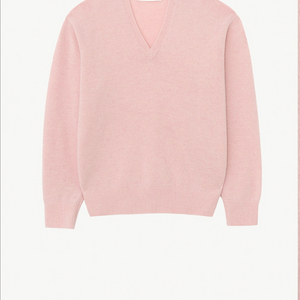 moondal 문달 Deep V-Neck Knit in Pink