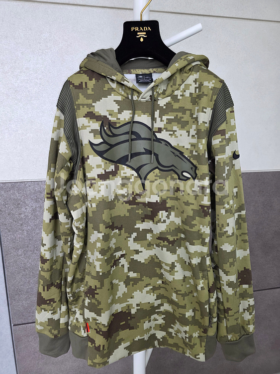 나이키 NFL 밀리터리 기모 후드티 S사이즈--0