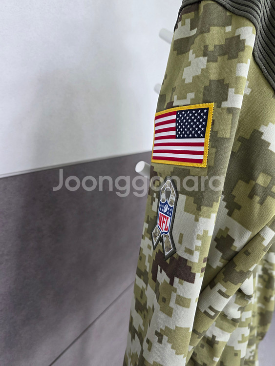 나이키 NFL 밀리터리 기모 후드티 S사이즈--1