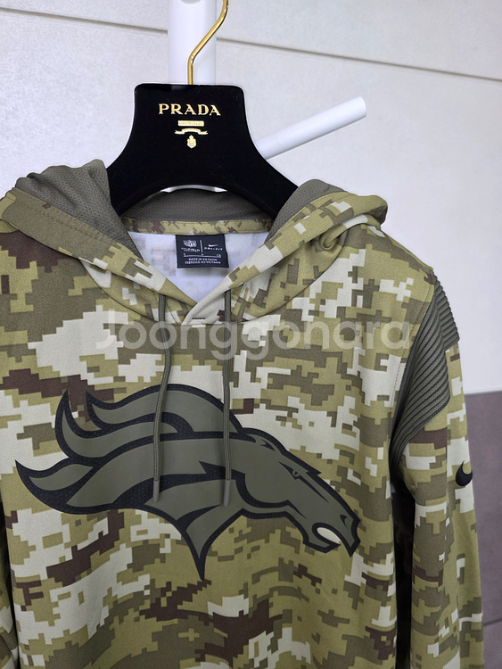 나이키 NFL 밀리터리 기모 후드티 S사이즈--2