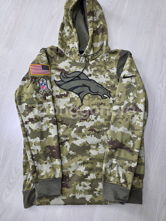 나이키 NFL 밀리터리 기모 후드티 S사이즈--6