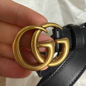 구찌 더블 G버클 2Cm 여성 벨트 409417