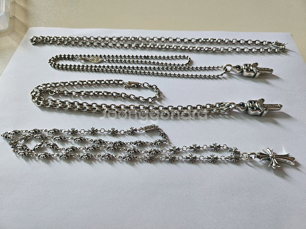 크롬하츠 반지 팔찌 목걸이 귀걸이 판매--4