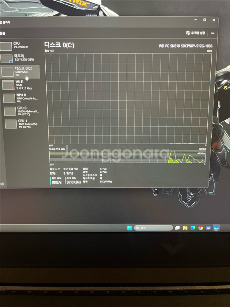 HP 빅터스 게이밍 노트북(RTX4070,QHD,NPU,ai)--5