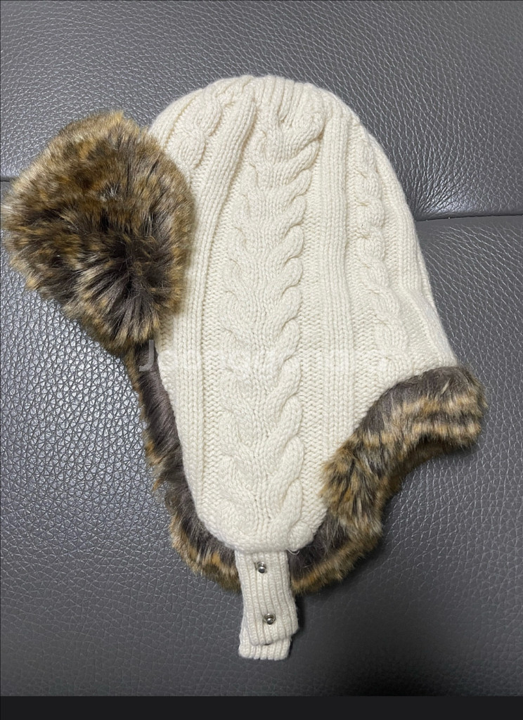 폴로 아동 케이블 니트 모자--0