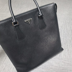 프라다 사피아노 레더 토트백 브리프케이스 서류가방