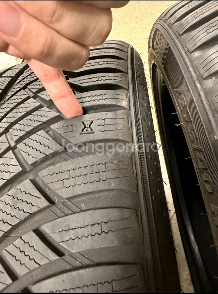 금호 윈터타이어 245/45/19 275/40/19팝니다--5