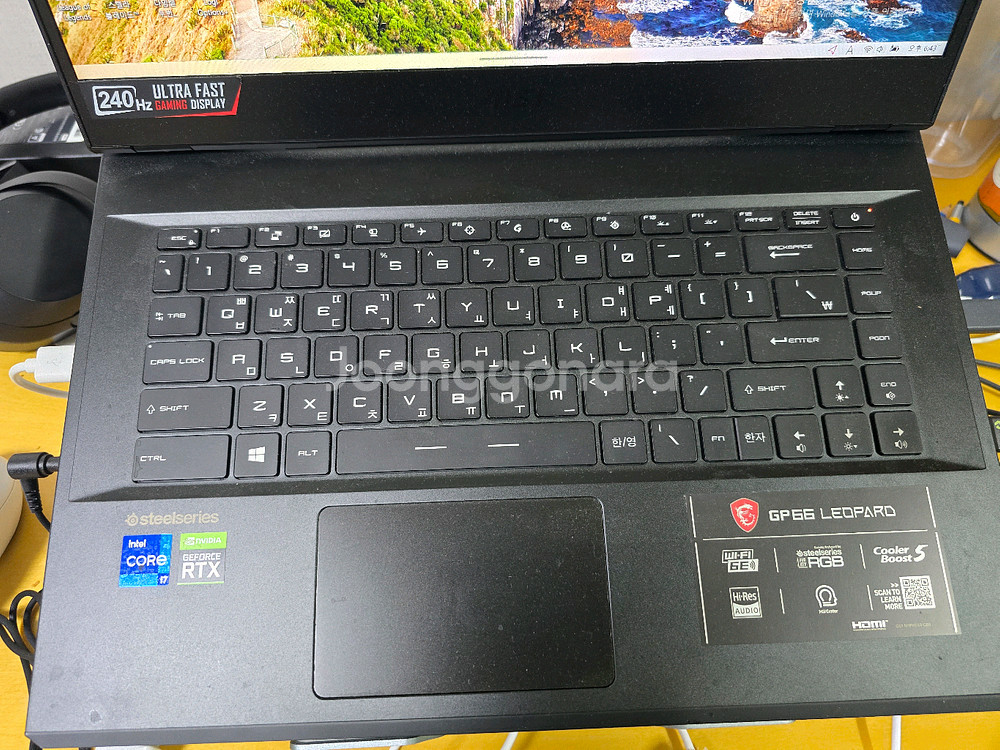 msi gp66 leopard 3080 240hz 게이밍노트북--1