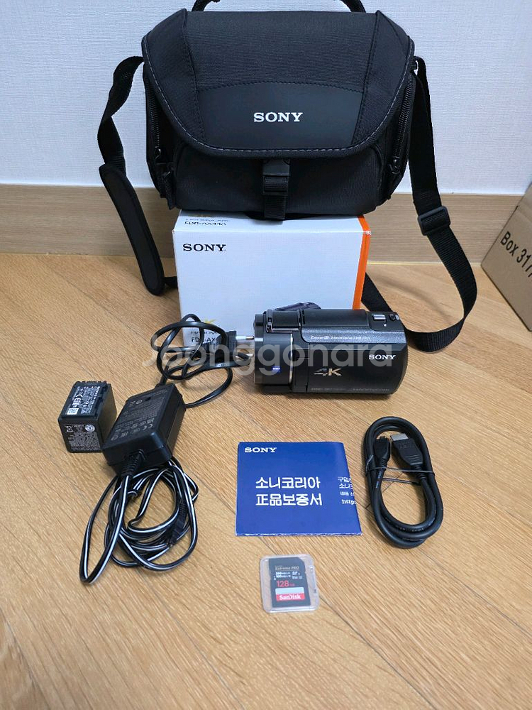 소니 FDR-AX43A / 4K 캠코더--0