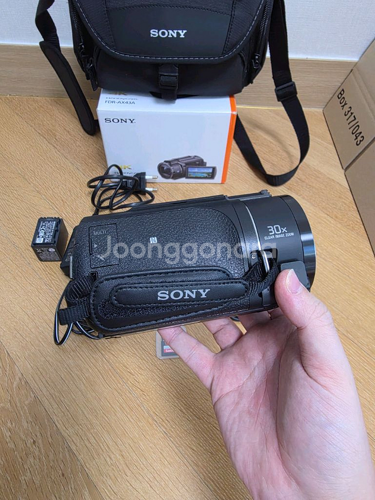 소니 FDR-AX43A / 4K 캠코더--3