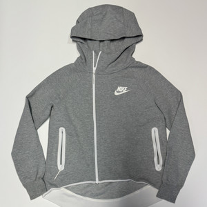 여성 나이키 테크플리스 그레이 후드집업 M