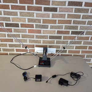 빈티지 일본제 멀티밴드 FM/VHF/UHF 고급 액티브 증폭 큰 실내안테나