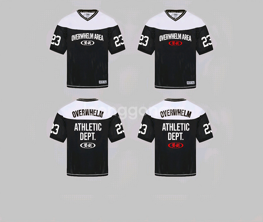 압도 블랙&화이트 럭비져지 미개봉 새상품--0