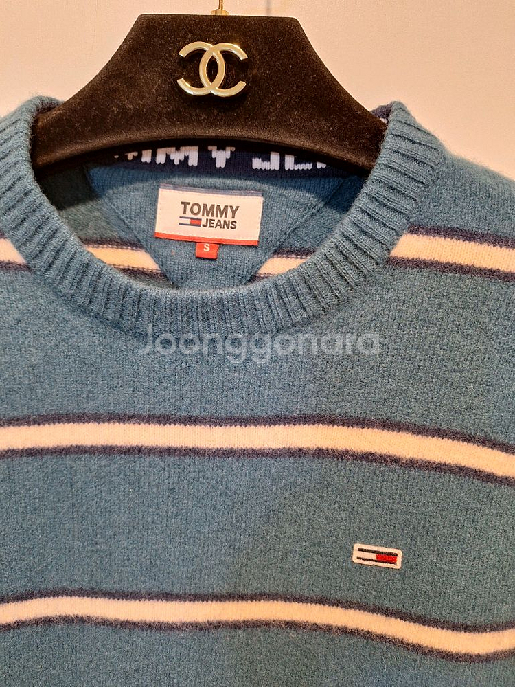 타미힐피거 여성 니트 티셔츠--1