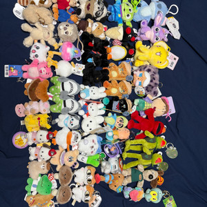 캐릭터 인형 대량 세트