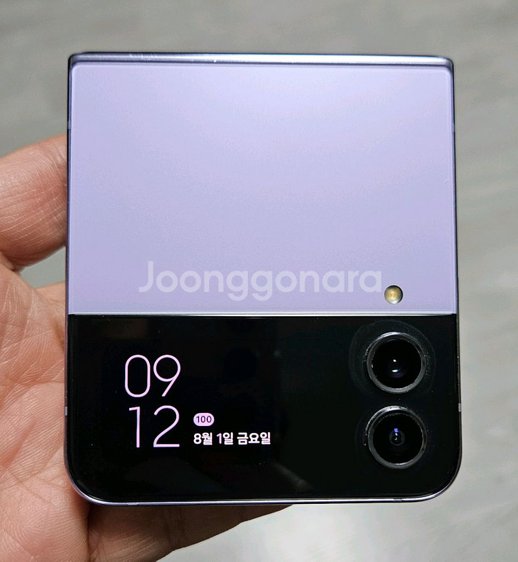 갤럭시 Z플립4 보라퍼플 256GB 싸게 팝니다.--2
