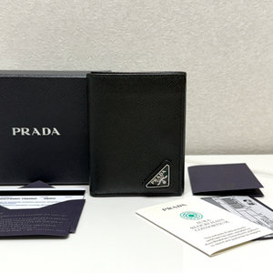 (백화점/A+)프라다 사피아노 3단 반지갑
