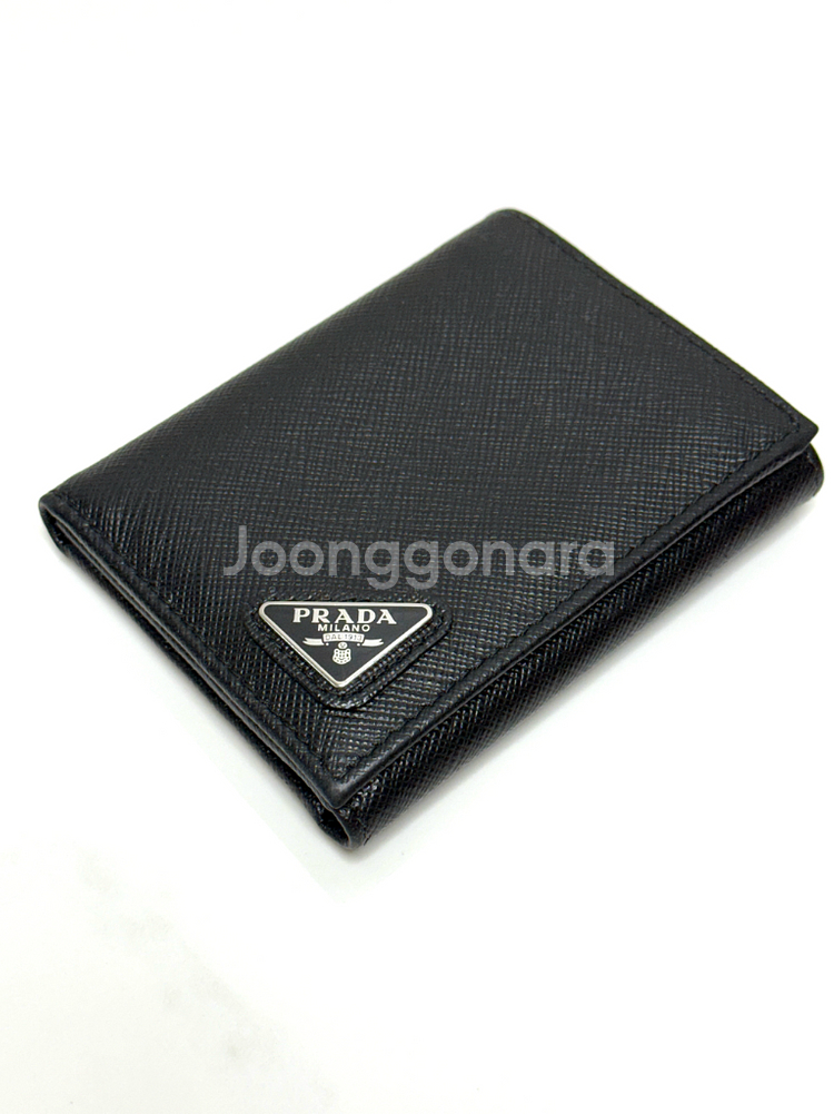 (백화점/A+)프라다 사피아노 3단 반지갑--3