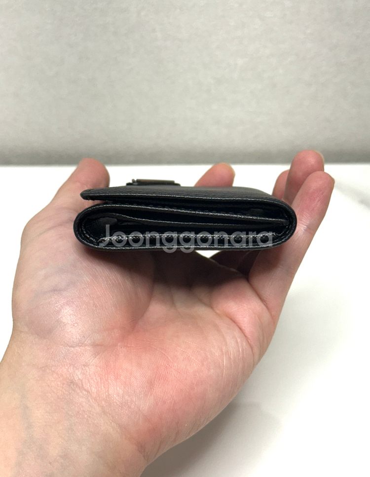 (백화점/A+)프라다 사피아노 3단 반지갑--7